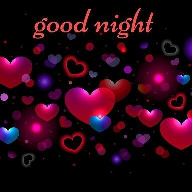 good night images wiith heart