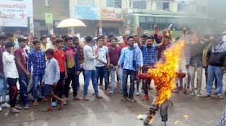 हैदराबाद की घटना को लेकर अभाविप ने जताया विरोध