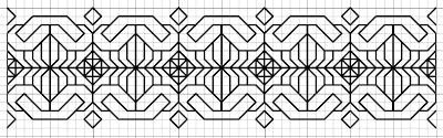 free blackwork border pattern