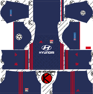  and the package includes complete with home kits Baru!!! Olympique Lyonnais 2018/19 Kit - Dream League Soccer Kits