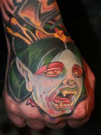 Geisha Demon Japanese Tattoo Art 20101015T0540272260700