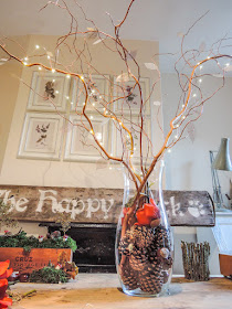 Decorative branches & fairy light tree centrepiece (for autumn, weddings, christmas & easter) 