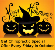 For this Chiropractic month get a special every Friday in October