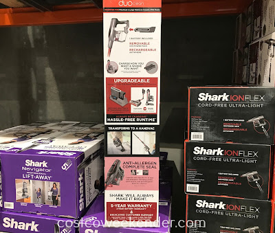 Shark Ion Flex Cord-free Vacuum: vacuum or park anywhere while the second battery charges