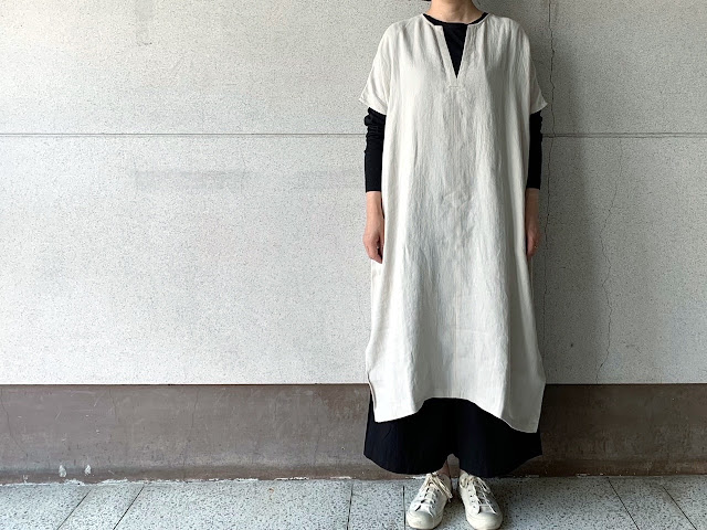 evam eva【エヴァムエヴァ】linen poncho◆エイティエイト/新居浜・愛媛県