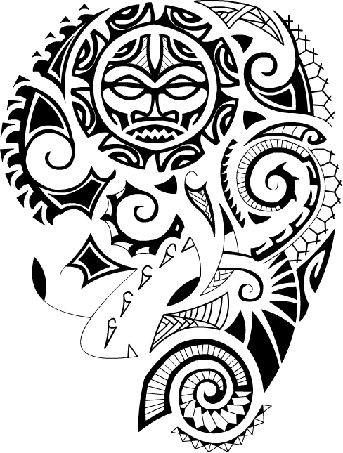 tatuaggi maorimaori tattootatuaggio maoripesci maorisole maorimaori 