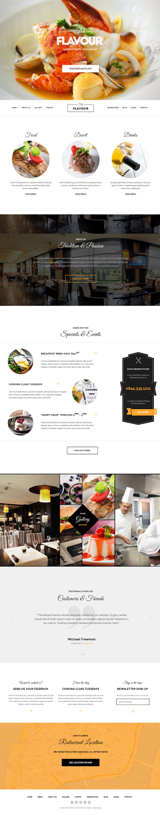 restaurant template