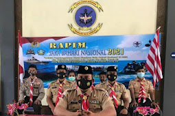 Ridwan Rizky Musa Pimpin Saka Bahari Lanal Saumlaki Ikut Rapim Nasional