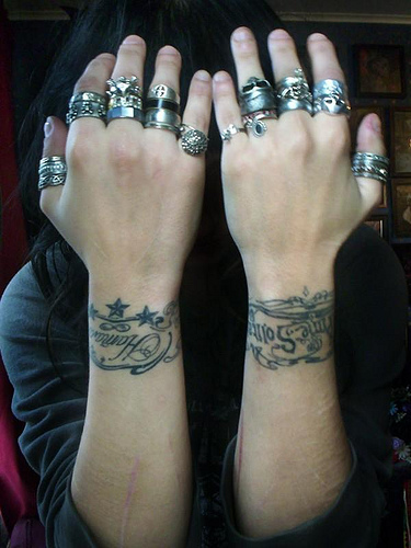 Wrist Tattoos For Girls. 2011 wrist tattoos, inside