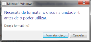 Formatação dos dispositivos