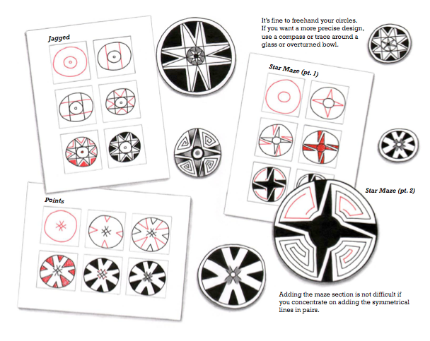 Simple Zentangle Patterns