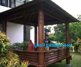 Contoh Gazebo Terpasang