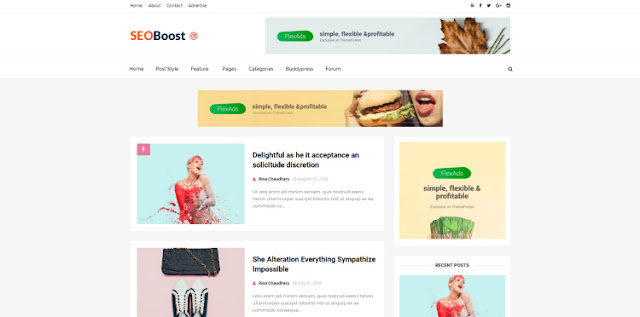 Seo Boost Blogger Template