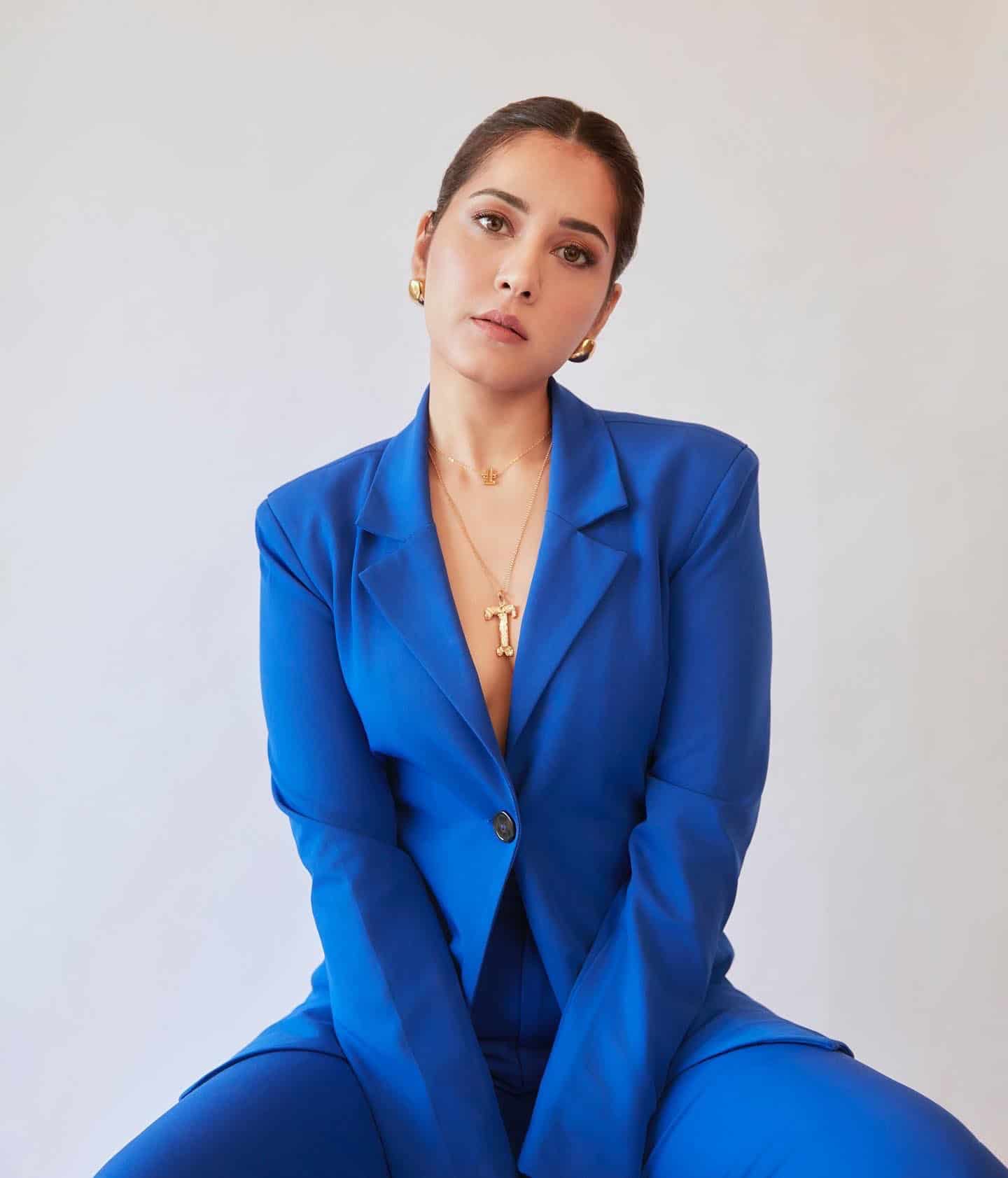 New Viral Snaps Raashi Khanna Wears The Power Suit Like A Boss