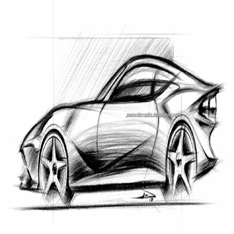 It is a Sketch Car Drawing Images.