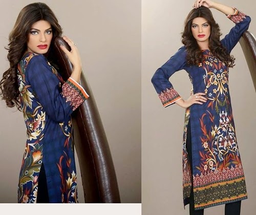 Five Star Vogue Digital Embroidered Eid Collection 2014