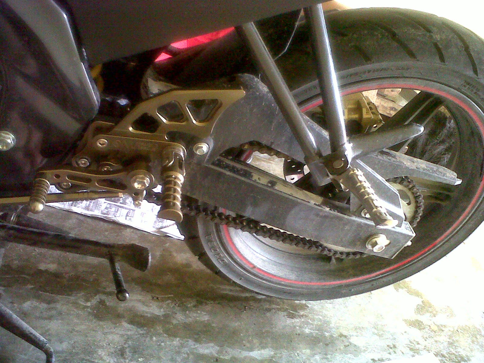 TUTORIAL PASANG FOOTSTEP UNDERBONE NUI MONSTER NEW V IXION Pappoe