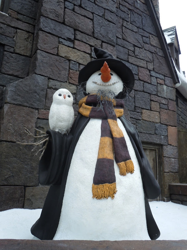 Harry Potter snowman Universal Orlando
