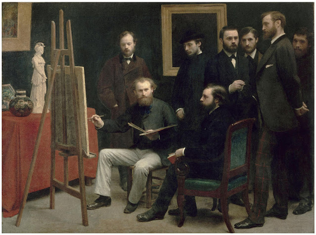 Henri Fantin-Latour, Un atelier aux Batignolles. Musée d'Orsay