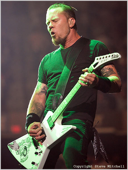 James Hetfield Metallica list from wwwthetoptenscom