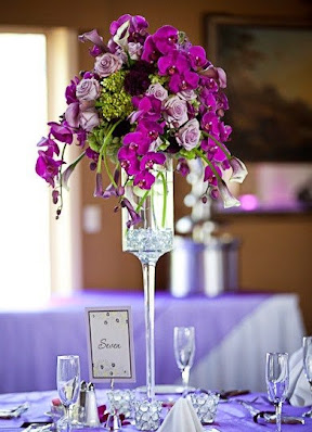 Purple Wedding Centerpiece Ideas