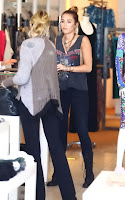 Is Miley Cyrus Buying Bra in Calabasas2