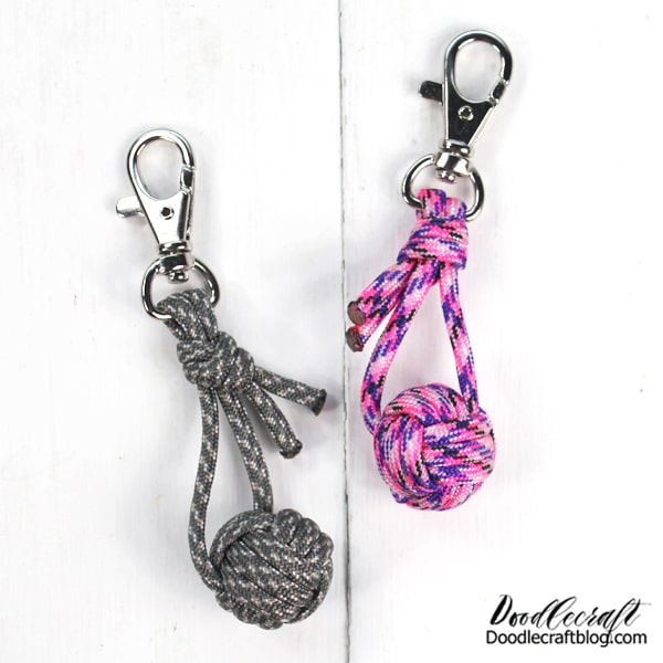 How to Make a Monkey Fist Keychain with Paracord