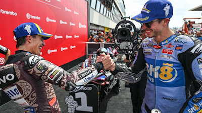 Pukulan Marc Marquez 40 Poin Bikin Alex Marquez Sadar Diri Sulit Juarai MotoGP 2025 walau Sering Kalahkan Francesco Bagnaia