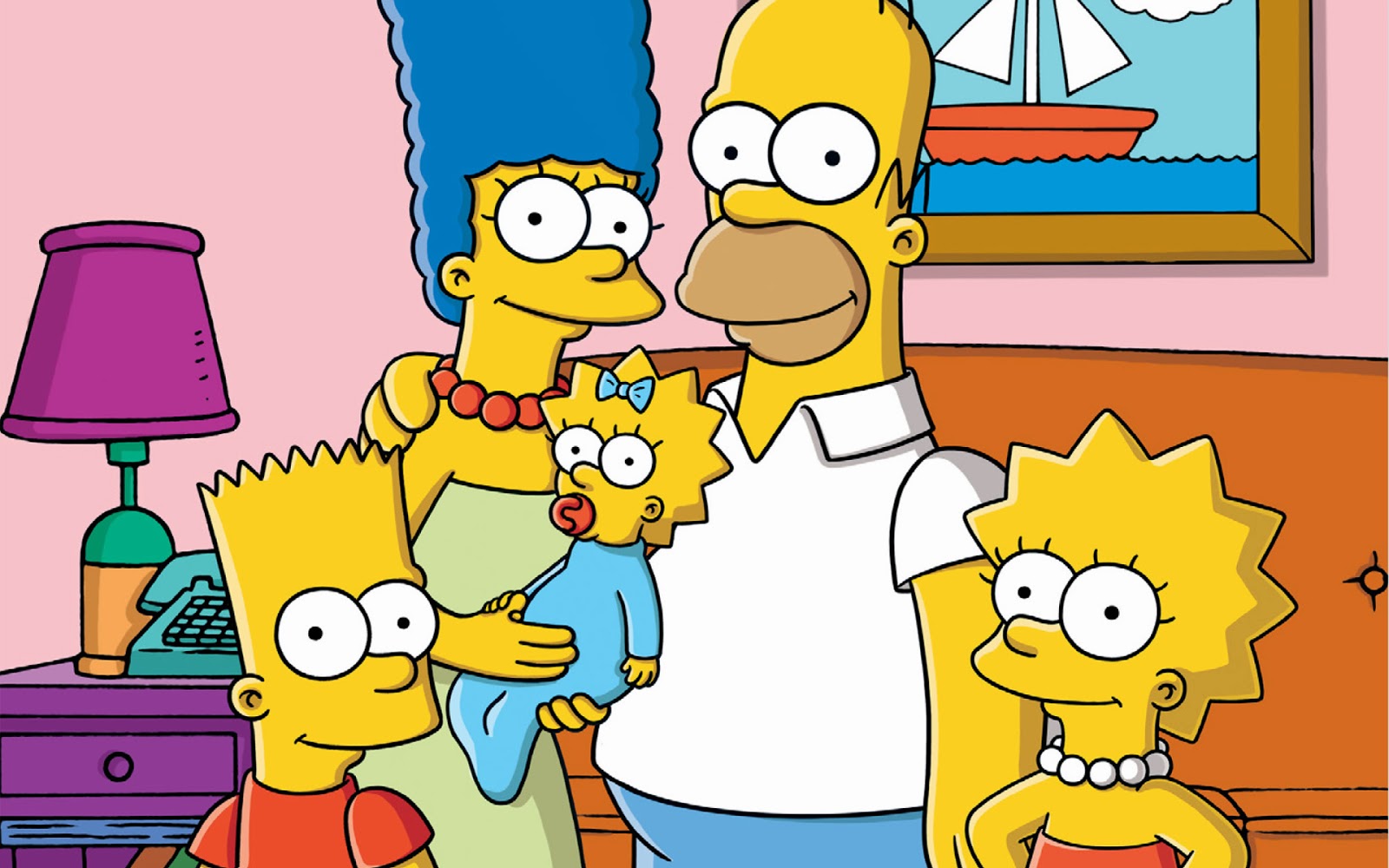 WALLPAPER KELUARGA SIMPSONS Gambar Kartun Lucu Dan Wallpaper Keren