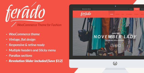 Download Ferado v1.5 WooCommerce Fashion Wordpress Theme