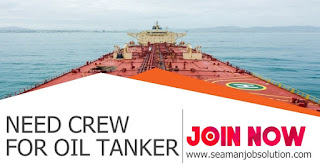 job vacancy at oil tanker ship