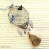 Woven Wire Dreamcatcher Made From A Repurposed Strainer