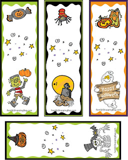 Printable Halloween Bookmarks