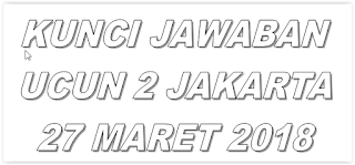 JAWABAN UCUN 2 PAKET A 