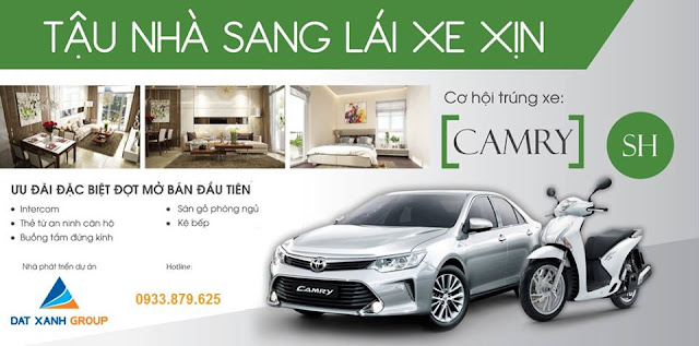 Khách hàng có cơ hội trúng xe xịn Toyota Camry khi mua căn hộ Opal Garden