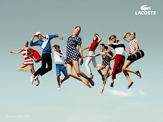 Cool Lacoste Men and Women Wear Ads HD Wallpaper