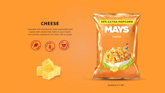 MAYS CHEESE POPCORN