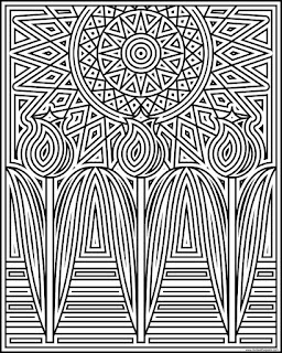 Tulips in the sun coloring page- available in jpg and transparent png format