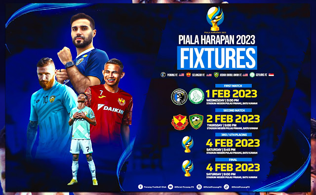 Jadual & Keputusan Kejohanan Piala Harapan 2023