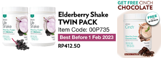 Life Shake Elderberry Shaklee Promosi Disember 2022 Twinpack