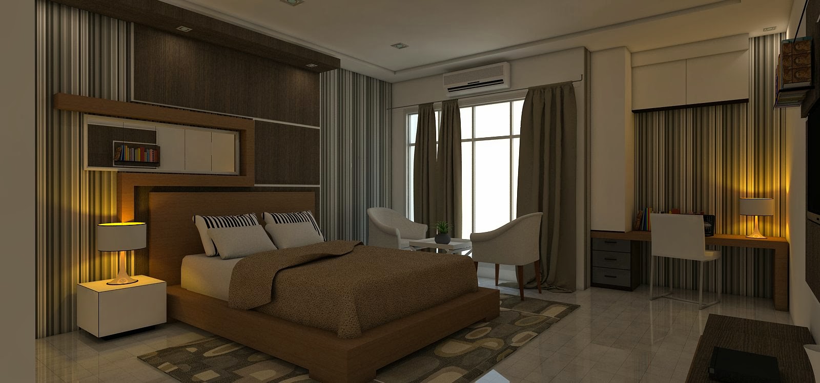 Jasa Gambar Desain Interior  Kamar Tidur yang Nyaman 