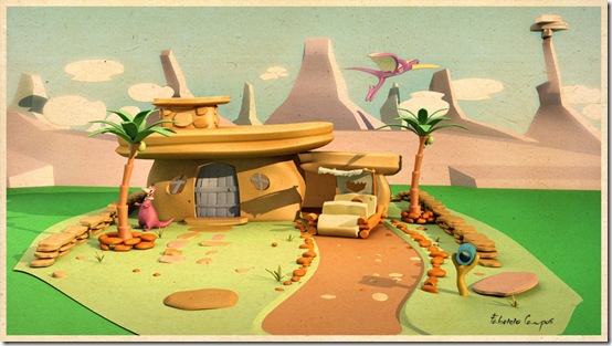 The_Flintstones_House_by_fabriciocampos deviant art
