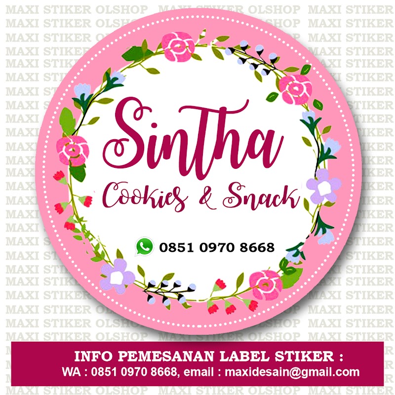 36+ Contoh Stiker Produk