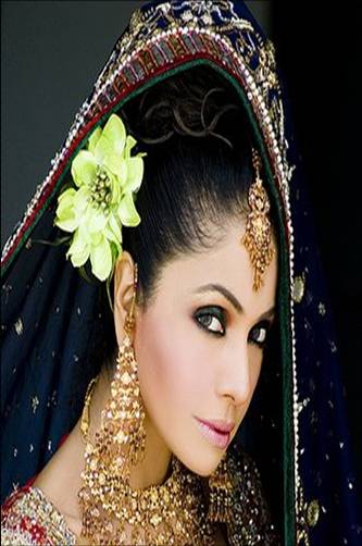 Indian Bridal Hairstyles indian wedding