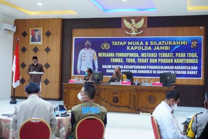  Bupati Anwar Sadat Apresiasi Pihak Kepolisian Penanganan Karhutla