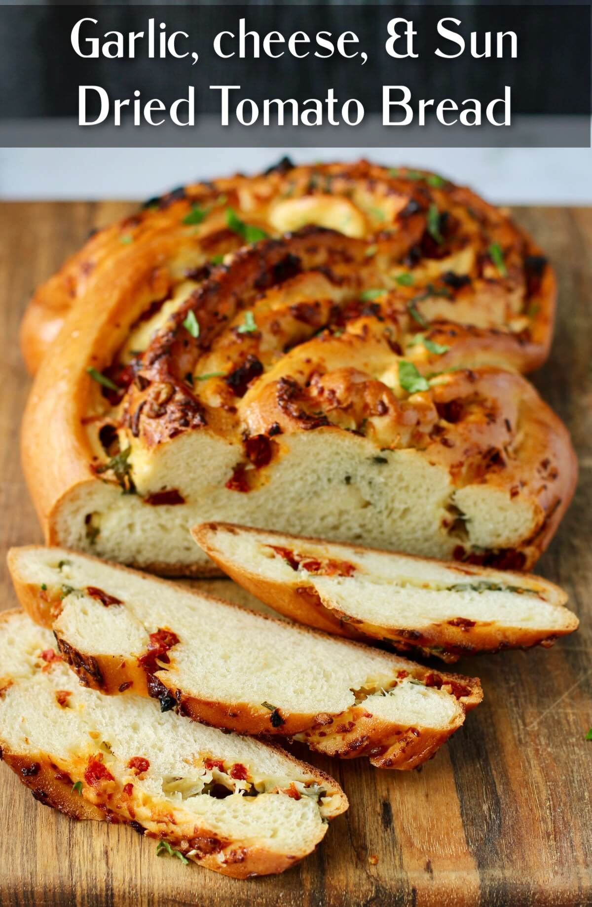 Tomato, Basil, & Garlic Filled Bread (Pane Bianco)