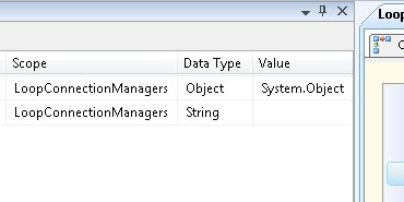 Loop through all connection managers