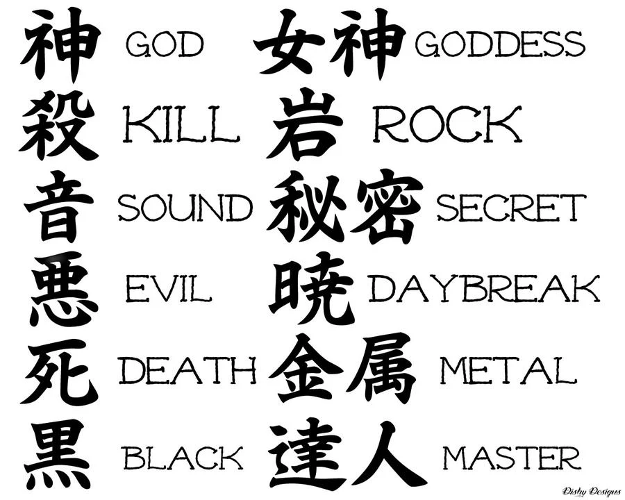 tatuajes kanji originales