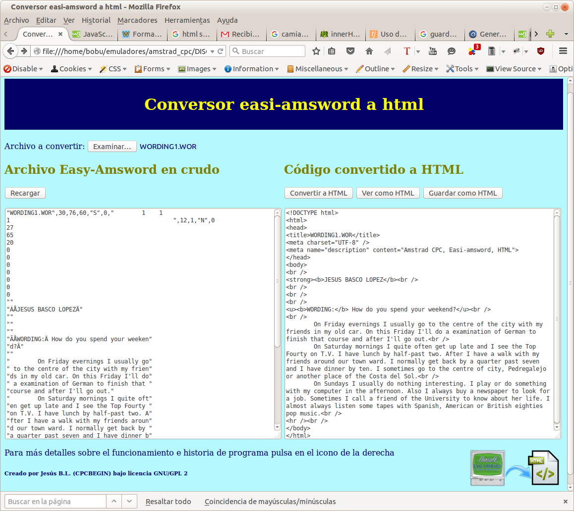 Conversor de archivos easi-amsword a HTML