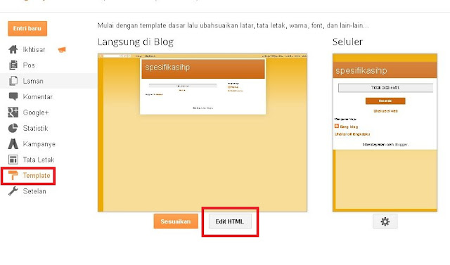 Cara mengganti template bloger dengan mudah terbaru, panduan membuat blog di blogger.com